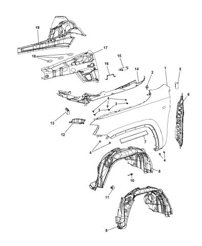 Front Fender fit your 2020 Jeep Grand Cherokee 